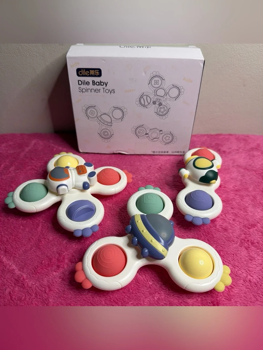Colorful Pop Spinner Toy - Multicolor